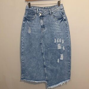 SHEIN Denim Skirt Size 29